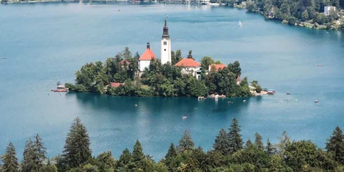 In visita al lago Bled in Slovenia