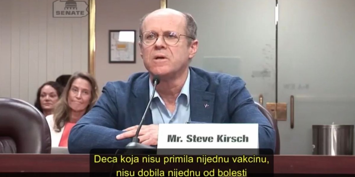 Steve Kirsch svjedoči da ne postoje sigurna i efektivna cjepiva