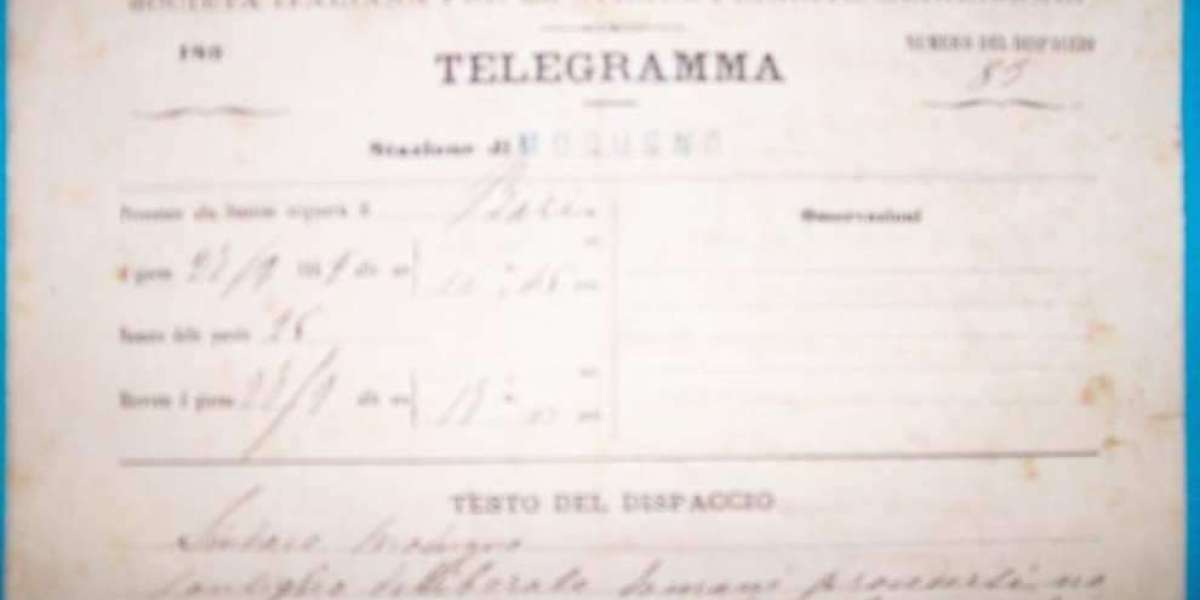 Il primo telegramma