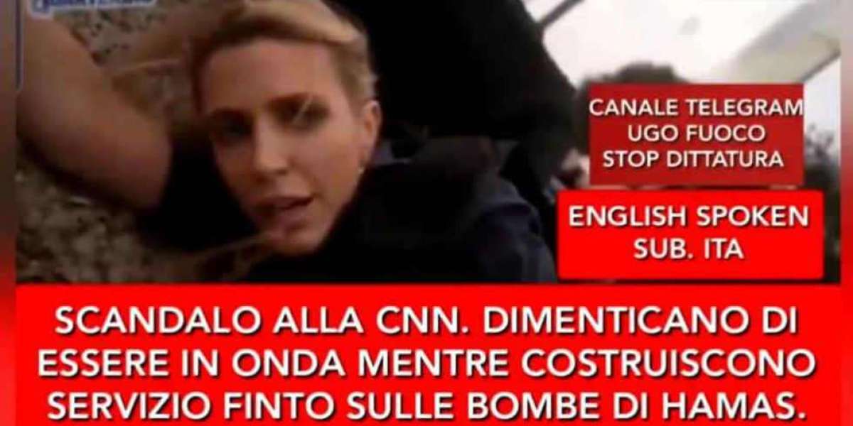 La CNN sta costruendo un servizio falso sulle bombe di HAMAS in ISRAELE.