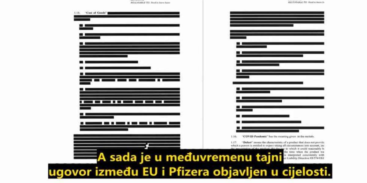 Tajni ugovor između Pfizera i EU