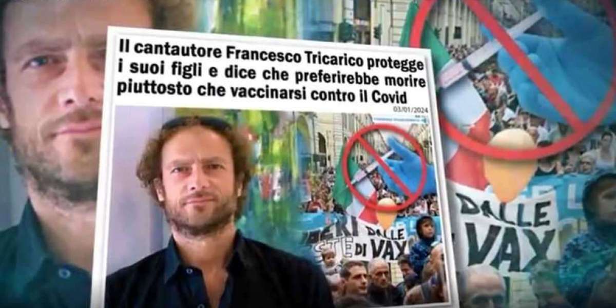 Francesco Tricarico preferirebbe morire piuttosto che vaccinarsi