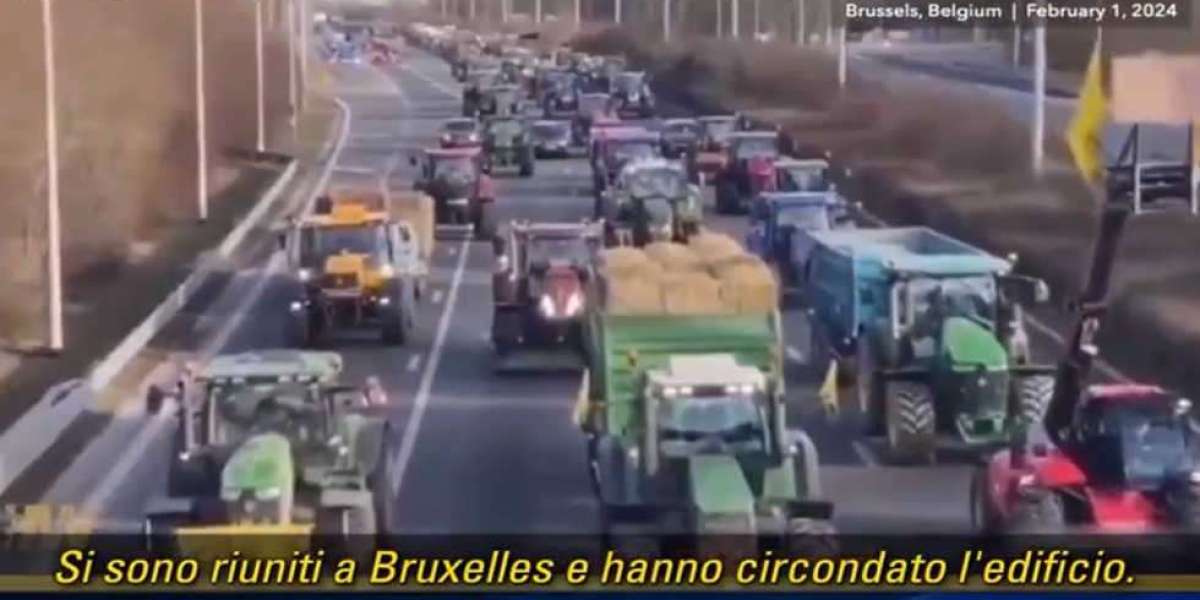 Proteste degli agricoltori in tutta l'UE contro l'Agenda 2030