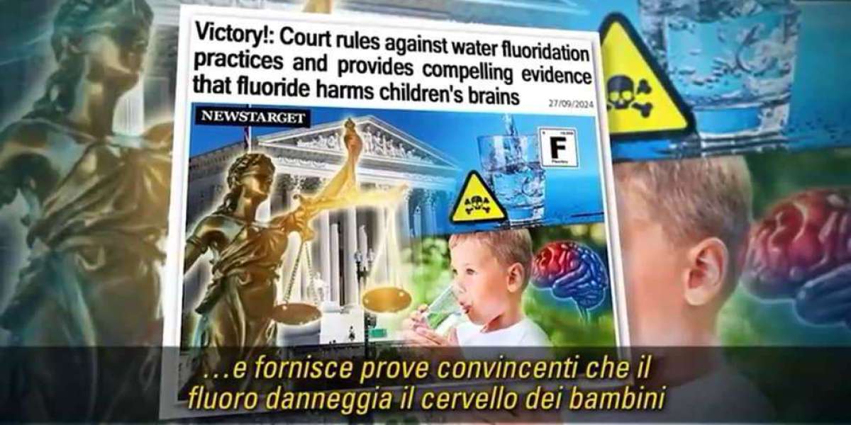 Tribunale contro la fluorizzazione dell'acqua dimostra che danneggia il cervello dei bambini.