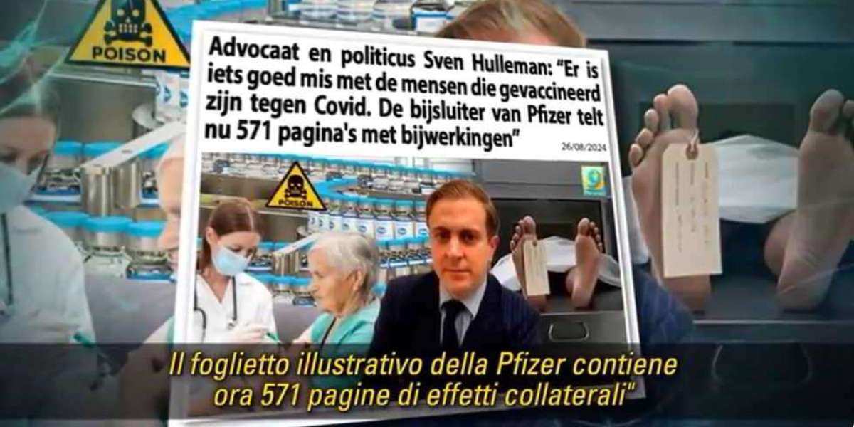 Foglietto illustrativo della Pfizer contiene ora 571 pagine di effetti collaterali.