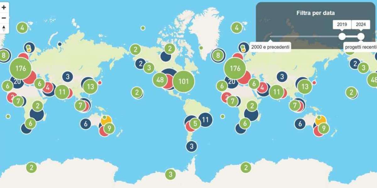 Mappa della geoingegneria in tutto il mondo