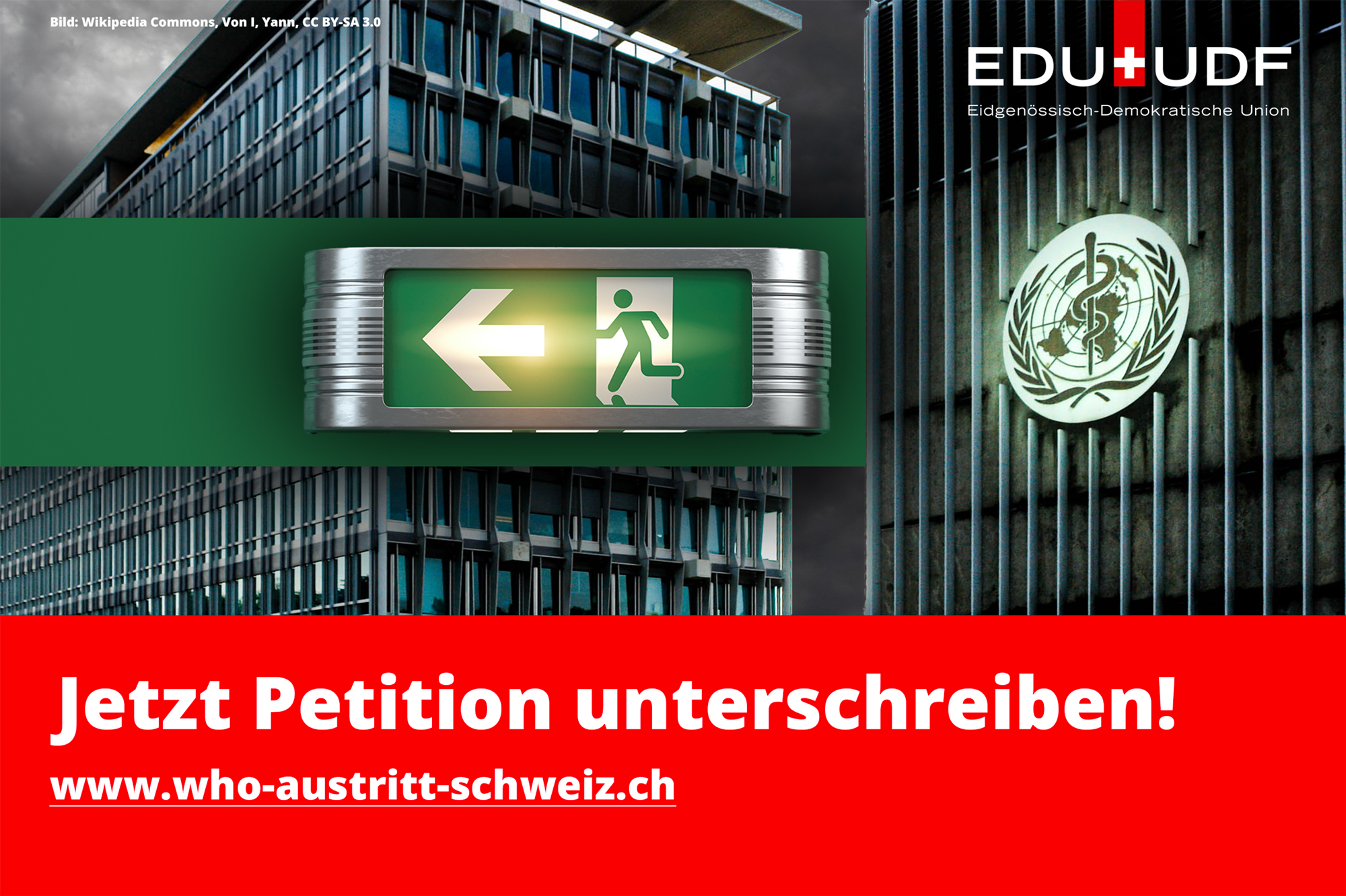 Petition «Die Schweiz soll aus der WHO austreten!» - Für Gerechtigkeit